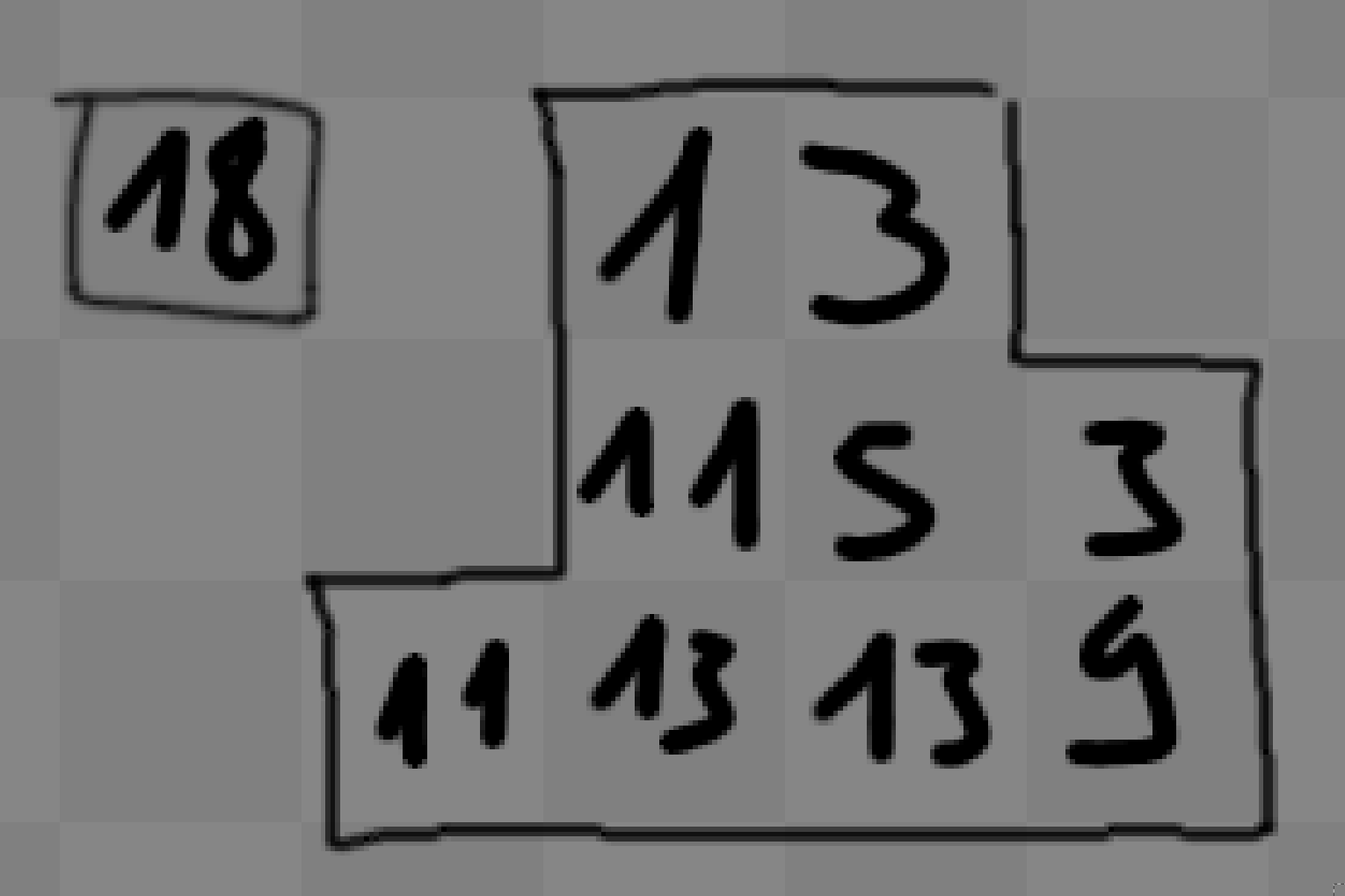 Tiles utilisés avec chevauchement