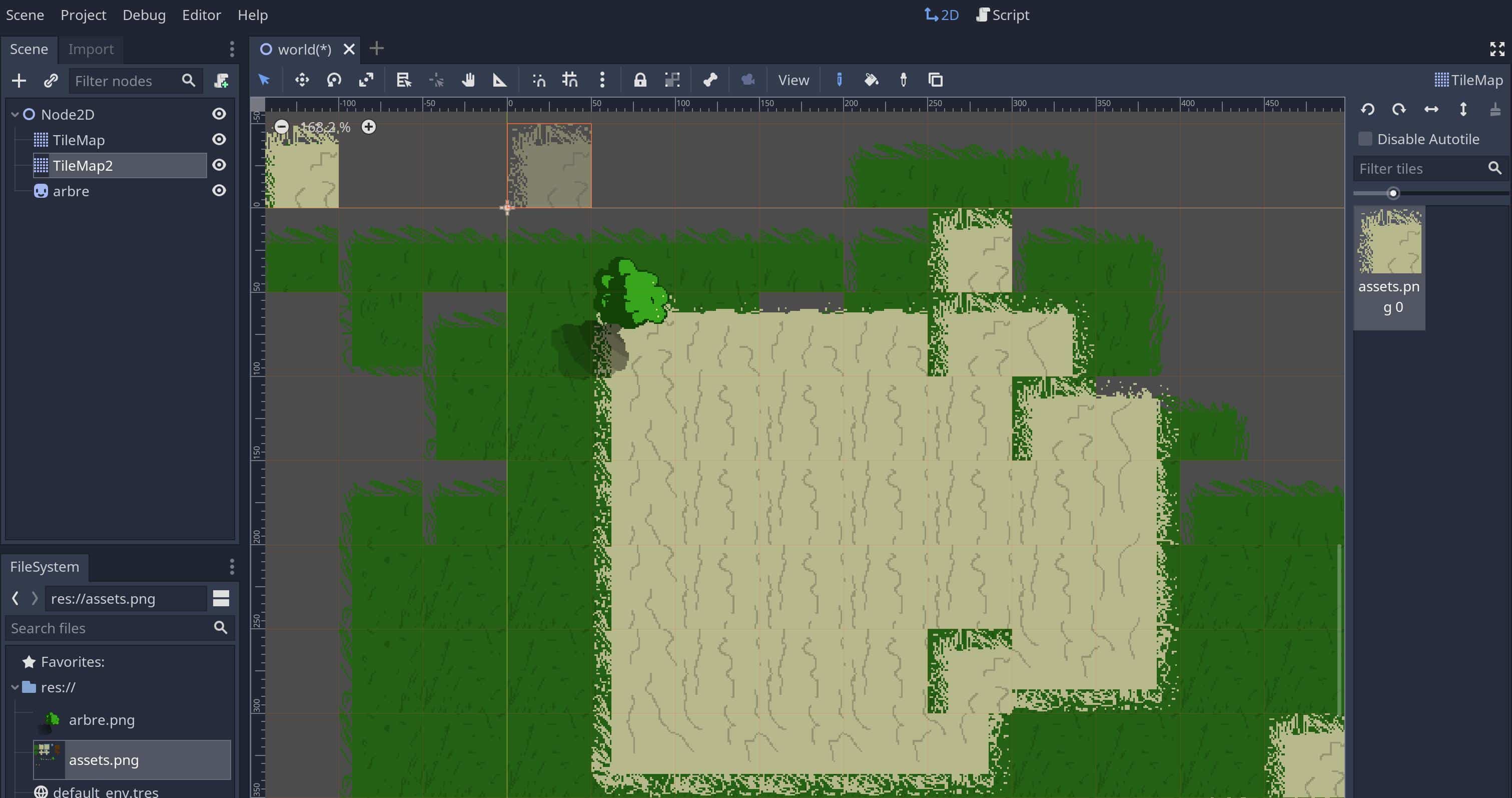 Jour 005 : Premier lancement de Godot