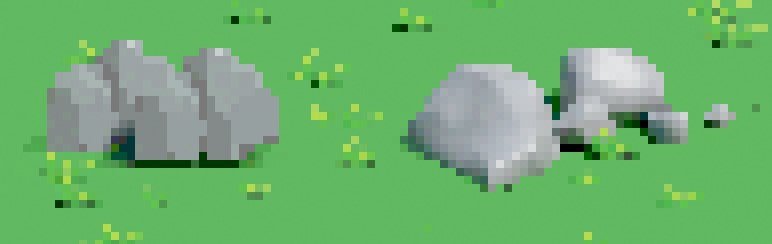 Pixel art dans Blender
